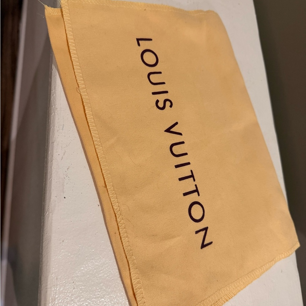 Louis Vuitton Yellow Dust Bag Handbag Storage Cover 17” Authentic
